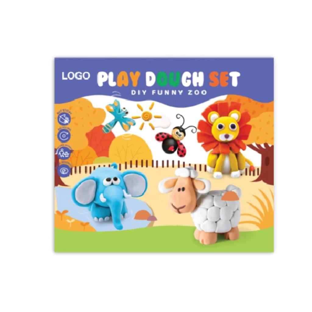 Play Dough Set – DIY Funny Zoo Animals